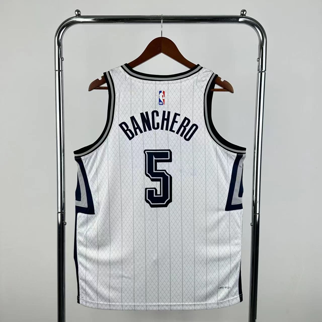 Men Orlando Magic #5 Banchero White Nike City Edition Season 2025 NBA Jersey->orlando magic->NBA Jersey